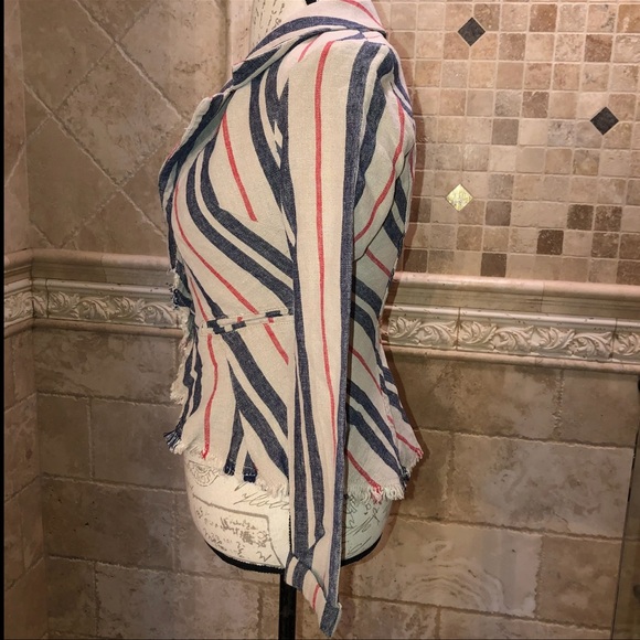 Free People Rumble Linen Blazer - Picture 3 of 6